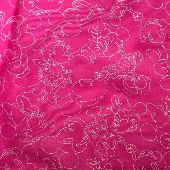 Disney Mickey and Minnie Mouse Cropped Pullover Sweatshirt - Picture 5 of 6